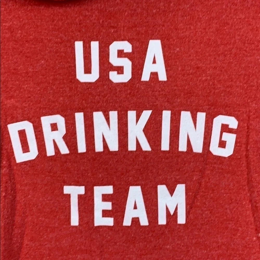 NWT Wildfox USA drinking team baggy beach sweater - Picture 4 of 6